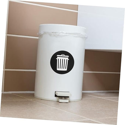 NUOBESTY 12pcs Adhesive Waste Sorting Stickers for Trash -Friendly Labels for Recycling Garbage Sorting Easy to Install Decals for Indoor Outdoor Use