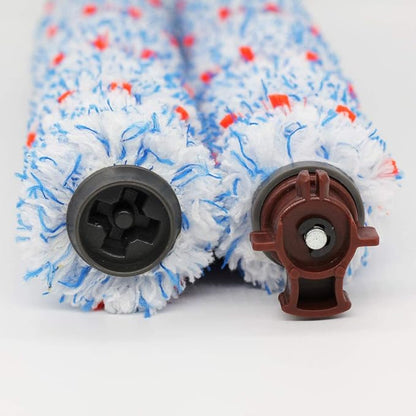 Lemige 3 Pack Multi-Surface Brush Roll 1868 + 3 Pack Vacuum Filter 1866 for Bissell CrossWave Cleaner 2306A 1785A 3888A, Compare to Part # 1608683, 160-8683, 1608684 (3 Brush Rolls + 3 Filters)