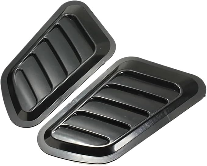 Car Hood Scoop Air Intake Vents Compatible For Hyundai Ix35 Solaris Compatible For Renault Captur Compatible For Kia And Sportage 4(Black)