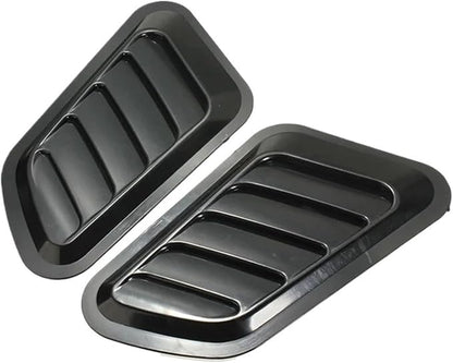 Car Hood Scoop Air Intake Vents Compatible For Hyundai Ix35 Solaris Compatible For Renault Captur Compatible For Kia And Sportage 4(Black)