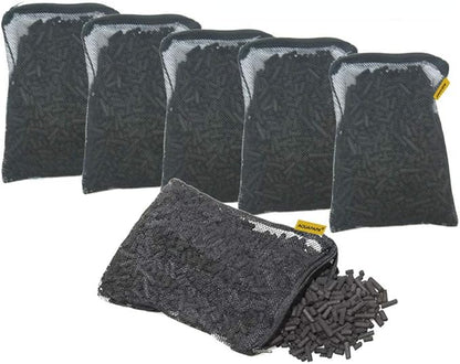 6 lbs Carbon Charcoal Filter Media Pellets in 6 Mesh Bags for Aquarium Fish Tanks