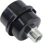 Air Compressor Air Filter Replacement for 16.5 x 11 x 3 cm Pump Accessories, Steel Construction with 20mm Thread, Black Intake Filter for Quiet Mode Operation