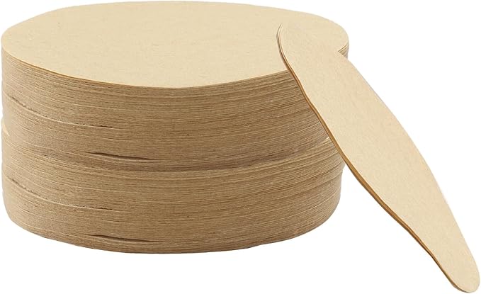 Waziaqoc 800 Count 2.5 Inch Natural Unbleached Round Coffee Filter, Replacement Paper Filters for Moka Pot Ice Drip and Espresso Machines