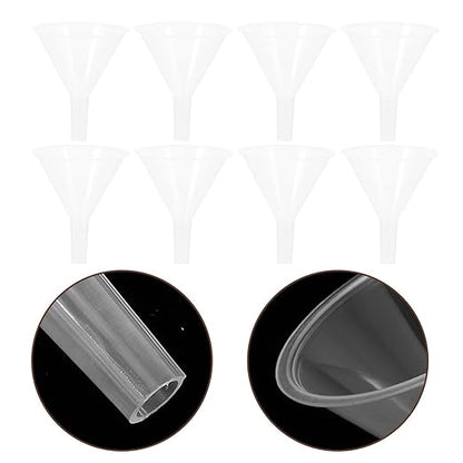 Veemoon 20pcs Short Stem Lab Funnels 60mm for Scientific Liquid Filling, Classroom and Laboratory Use, Chemical Filter Funnel Set