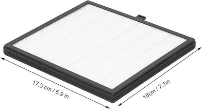 2pcs 17.5 x 18cm Nail Dust Collector Filter, Nail Dust Extractor Filter, Nail Dust Collector Accessory for 40W Nail Dust Vacuum Machine