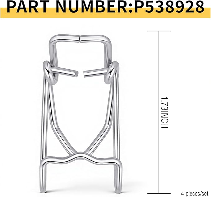 8 Pcs P538928 Air Cleaner End Cap Metal Clip Compatible with Dona-ldson, Air Filter Clips, Maintain The Sealing 0f The Air Cleaner End Cap