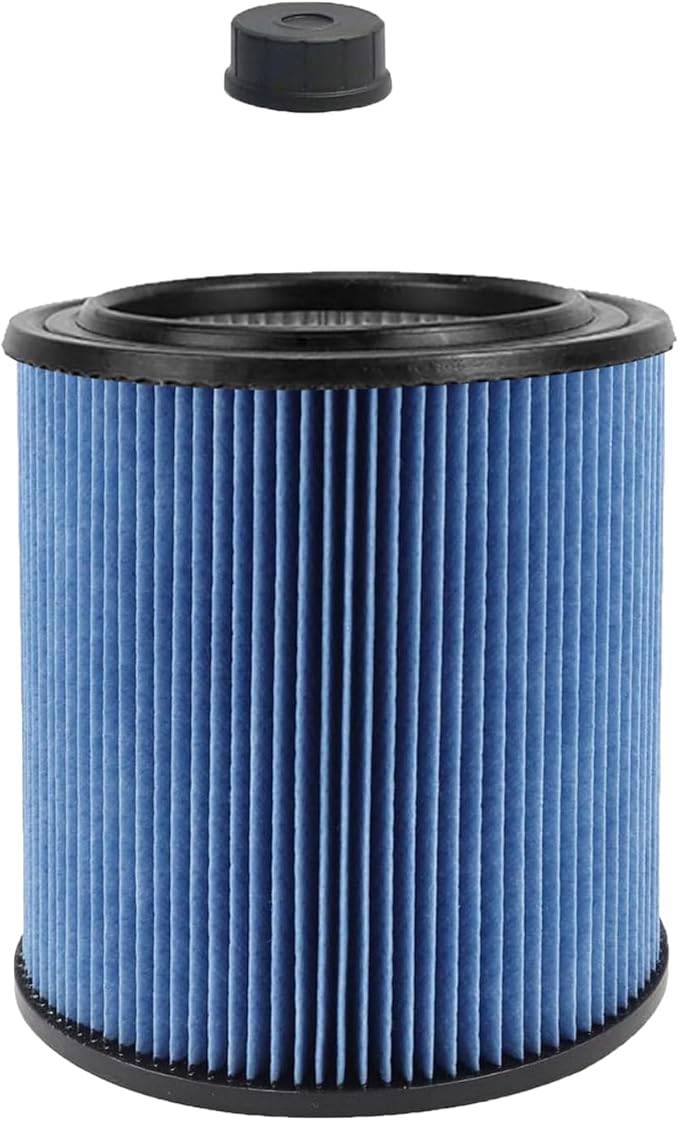 MZY LLC 17907 Cartridge Filter for Craftsman Shop Vac 5 to 20 Gallon, 3-Layer Pleated Fine Dust Filter Fits for Craftsman 17907 9-17907 Wet Dry Vacuum
