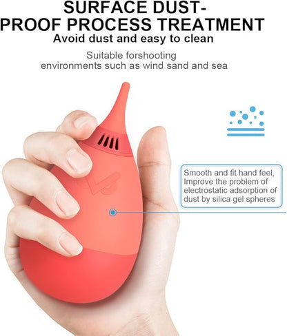 VSGO Camera Air Blower with Filter Compressed Air for for Nikon, Sony, Canon Lens and Sensor Cleaning, Tumbler Design Orange (V-B011E)