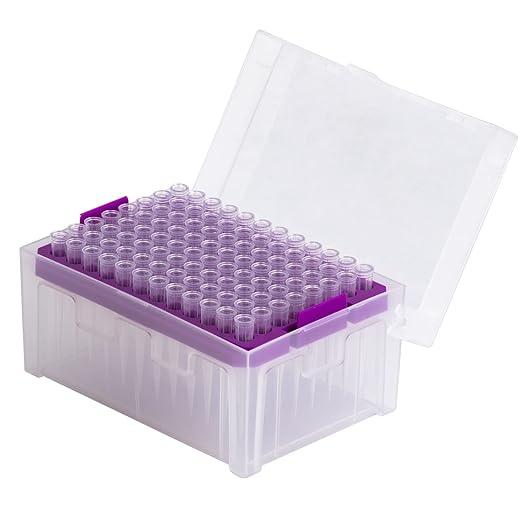 sterile Pipette tip 100ul, Filtered, Universal Type, 96 Tips/Box (T100-RSF-96)