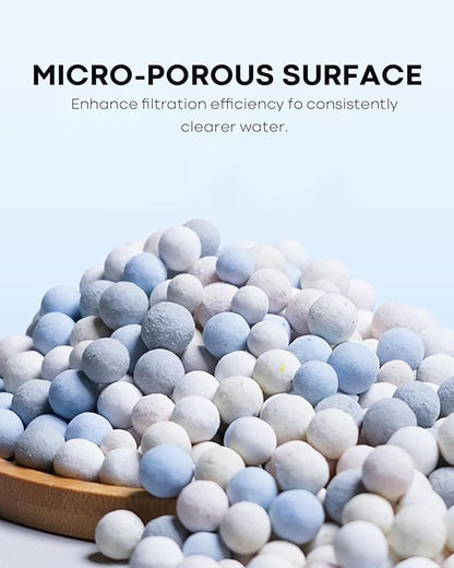 Wonderfactory 2 Pack G1 Filter Media Replacement, Sponge Ceramic Rings Bio Balls Media Biological Material Filtration 1 to 5 Gallon Fish Tank Small Aquarium