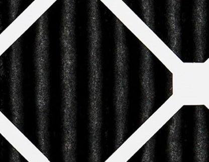 Nordic Pure 20x25x2 (Actual Size: 19 1/2 x 24 1/2 x 1 3/4) Pure Carbon Pleated Odor Reduction Merv 8 Furnace Filters 12 Pack