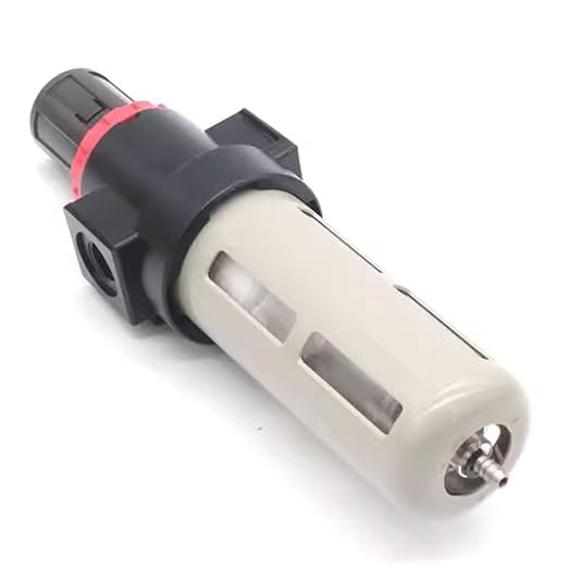 Compressed Air Pressure Filter Regulator Airtac BFR3000-C 3/8'' NPT 0-140 PSI Combo Piggybac Adjustable,Bracket,Gauge Semi-Auto Drain
