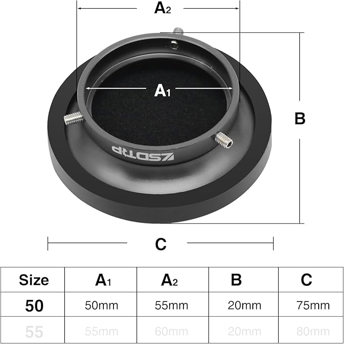 Carburetor Carb Velocity Stack Air Filter Cleaner Modified Trumpet Aluminum Alloy with Sponge Filter Steel Mesh for PWK 21-30mm Short Fast Intake Suggest for Small Displacement (Titan, 50mm)