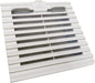 Tecnomatic ARIAF-150W Inlet Filter with Grill for Control Panel Enclosures, 6 x 6 Inch Air Exchange Vent, Snap-Mount Design, Hinged Front Grid