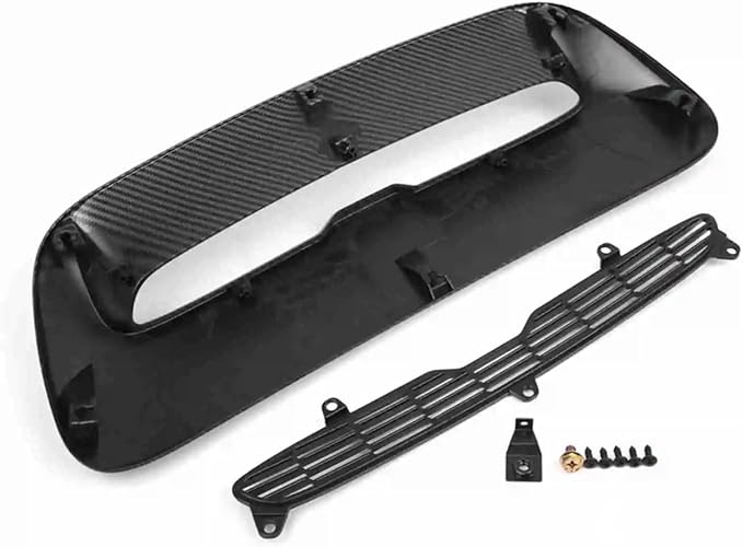 Car Bonnet Scoop Air Vent Intake Replacement Compatible For BMW And Mini R56 2007-2013 51132756095 51132757694 51232752275 Car Accessories(Bright Black)