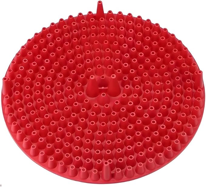 Bullet Car Wash Bucket Grit Trap Inserts, Vehicle Detailing Wash Filter for Remove Dust and Dirt, Automotive Cleaning Tool Fits 12 Inch Diameter Bucket, Universal for SUV RV Truck (Red)