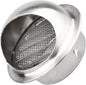 Wall Vent Cover 2"-12" Stainless Steel Round Exhaust Grille Outlet Ventilation, Air Vents Dryer, Weatherproof with Built-in Fly Screen Mesh, External Exhaust Extractor Kitchen Range Hood