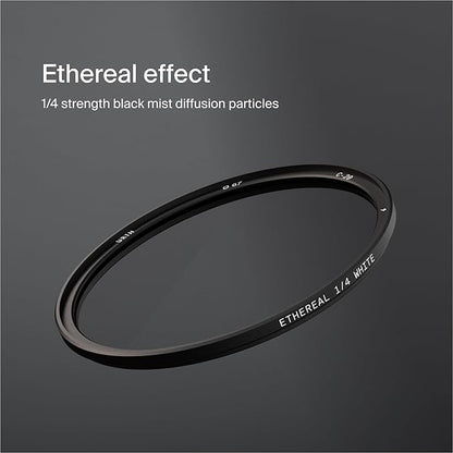 Urth 72mm Magnetic Ethereal White Mist ¼ Diffusion Lens Filter (Plus) — Cinematic Effect, 20-Layer Nano-Coated Light Dispersing Particles