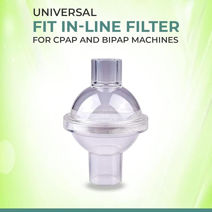 1pk Universal Fit in-Line Viral Filter for CPAP and BiPAP Machines Enhance Your CPAP Experience with These Filters (1)
