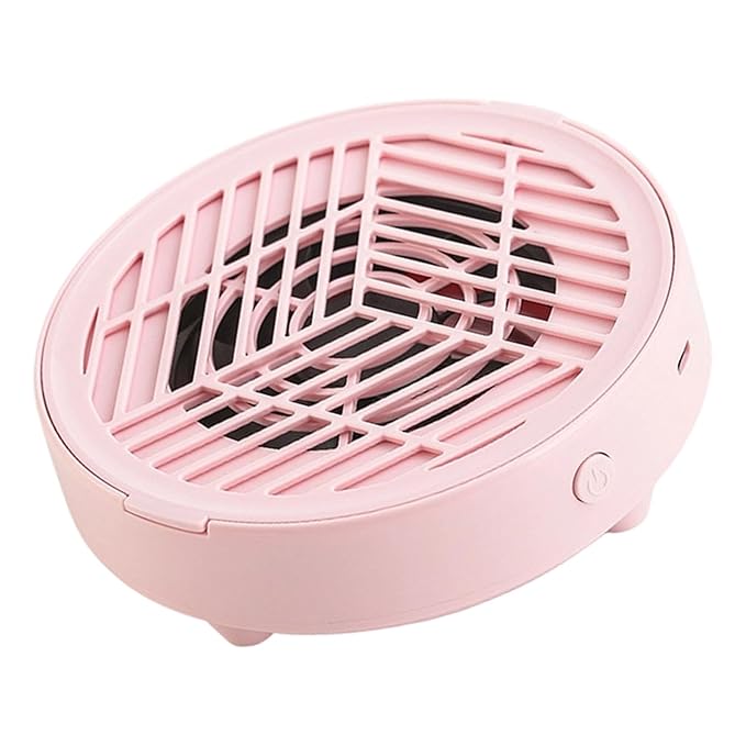 Nail Dust-Collector Filter for Nail Techs, Rechargeable Nail-Dust-Collector Sheets, Low Noise & Ergonomic Handle Design, Powerful Nails-Fan Nails-Tech-Must Haves for Gel Polish, Salon & Home Use