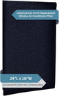 Activated Carbon Air Filter Pad - 24"x16" Cut To Fit AC & Furnace Filter - Removes Dust, Pollen, Pet Odors & VOCs, Versatile for Window Units, RV, Air Purifier, & Vents, Made in USA