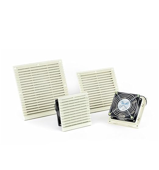 9805.230 Electrical Fan Filter & Panel 230V 223 * 223mm Industrial Cabinet Ventilation Air System Shutter Blower Exhaust Cooling