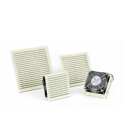 9805.230 Electrical Fan Filter & Panel 230V 223 * 223mm Industrial Cabinet Ventilation Air System Shutter Blower Exhaust Cooling