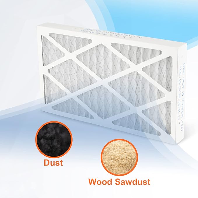 PURISYSTEMS Air Filtration System 3-Speed Remote, Hanging Air Filter w/RF Remote for Woodworking, Garage and Shop Dust Collector, up to 500 sq. ft (350/450/500 CFM) (Outer Air Filters-500IG/500-3P)