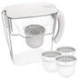 Clearly Filtered No.1 Filtered Water Pitcher/Updated Model/Targets 365+ Contaminants e.g. Fluoride Chlorine PFAS Microplastics Lead Arsenic BPA/BPS Free (Pitcher + 3 Filter Packs)