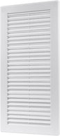 Vent Systems 4" x 11" (Opening Dimensions) White Plastic Soffit Vent Cover - Durable Flat Rectangular Air Vent Grille with Mesh Screen - Weather Ventilation Grill Wall & Ceiling Indoor & Outdoor