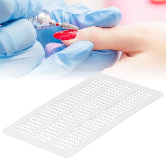 Nail Dust Collector Filter Stainless Steel Replacement Accessory for YM8A Vacuum Cleaner Effectively Collects Dust While Filing or Polishing Nails 19.8 x 12.4cm Size
