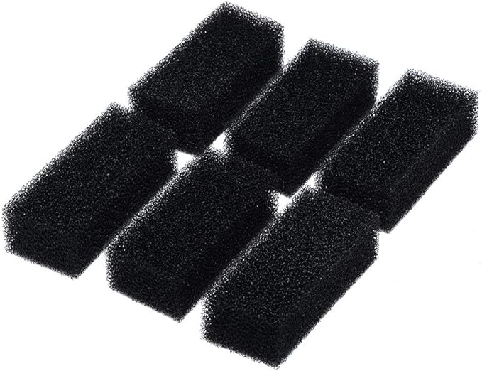 ALEGI Bio Sponge Filter Media, Replacement Foam Insert Fit for AC 70/110,30 PPI (AC 50 (50-Gallon),6Pcs)