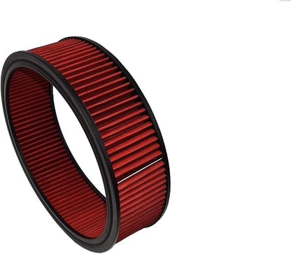 A-Team Performance 14x4 Air Filter Element - - 14" x 4", Round High Flow Performance High Flow Filter - Washable & Reusable Media