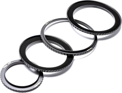 NiSi - Brass Pro 58mm to 82mm Step-Up Ring - Threaded Stepping Adapter Ring, 58mm Male Lens Attachment 82mm Female Filter and Accessory Thread - Matte Black Finish to Prevent Reflections, Brass Alloy