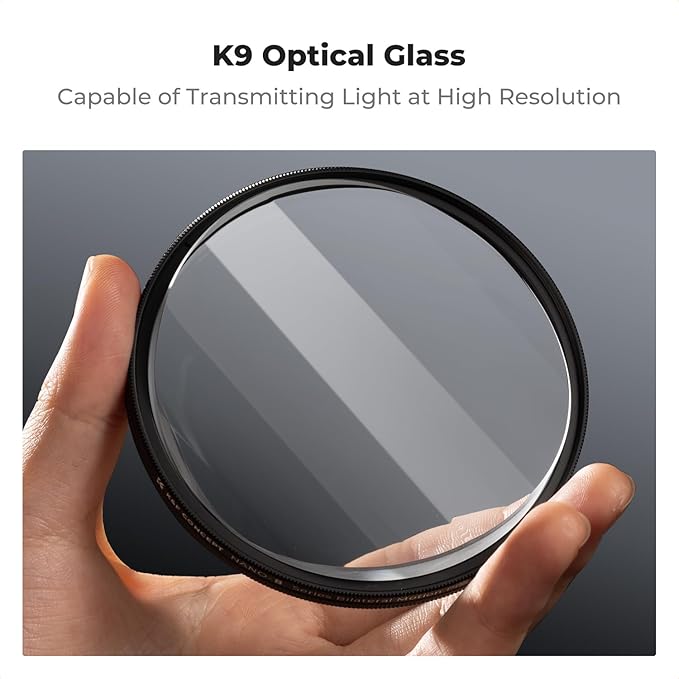 K&F CONCEPT 58mm Bilateral Blur Ghost Motion Filter Super Speed Effects for Camera Lens Clear Optical Glass with Cleaning Cloth