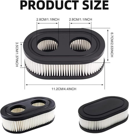 3-Pack 593260 Air Filter for 500,500E,550E,500EX,550EX,625E,675,625EX,675EX,675EXI,725EXI Engines, High Performance Replacement Air Filter Cartridge, Fits Lawn Mower & Outdoor Power Equipment