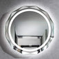 LED Bathroom Mirror with Lights and Demister Pad Wall Mounted Touch Sensor Bathroom Mirrors Anti Fog for Makeup Cosmetic Miroir Antidéflagrant (White Light 60cm)