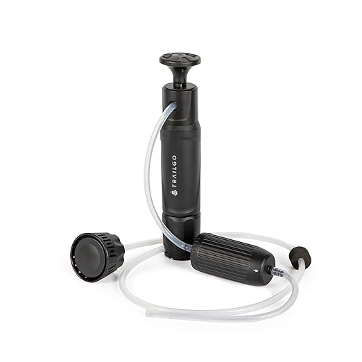 Tactical XR Water Filtration System 0.001 Micron Nano Filtration Military Grade - High-Volume 3-Stage Portable Purification Filter - Camping, Backpacking, Hiking, Emergency Preparedness