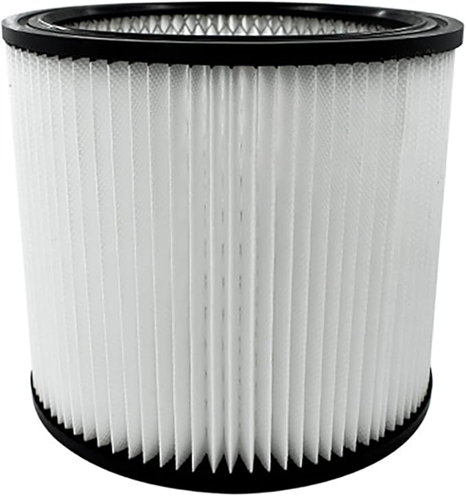 Keenso Iron Fabric Cotton Vacuum Cleaner Filter Replacement for 90350, 90304, 90333, Ideal for Concrete Powder and Plasterboard
