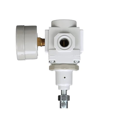 PneumaticPlus SAR200T-N02BG Compressed Air Pressure Regulator 1/4" NPT, T-Handle, Gauge & Bracket
