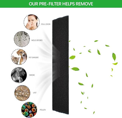 Eagles Square Compost Bin Filters, 10PCS, 4.7" x 4.7" x 0.4" Charcoal Filters for Kitchen Compost Bin Pail, Square Activated Carbon Filter Bio Bucket Filter Universal Size
