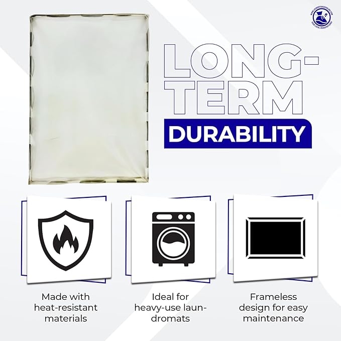 Dexter Lint Screen Replacement – Durable Frameless Dryer Lint Filters for Commercial & Residential Use (9555-057-008) - 17.75" X 35" (Pack of 3)