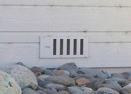RazAir™ Foundation Vent with Damper and Screen - 16"x 6.5" Weatherproof and Paintable ABS – Easy to Install Moisture Mold Reducing for Crawl Space, Outdoor, Garage, and Home Improvement
