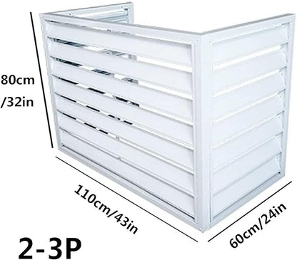 Outdoor air conditioning fence, multifunctional air conditioning privacy screen, outdoor air conditioning hidden protective cover, sturdy and durable,easy to install,suitable for gardens and balconies