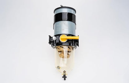 Racor 900FV10 Turbine Fuel Filter/Water Separator | 90 GPH | 10 Micron | Integrated Shut-Off Valve | Replaces Obsolete 900FH & 900FG Series | Fits Marine & Industrial Diesel