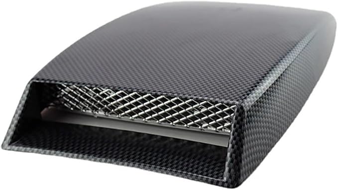 Car Air Flow Intake Hood Scoop Vent Bonnet Decorative Covers Kit Universal Compatible With BMW And Audi Compatible With Benz And Focus(Carbon look)