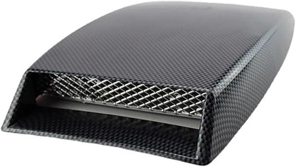 Car Air Flow Intake Hood Scoop Vent Bonnet Decorative Covers Kit Universal Compatible With BMW And Audi Compatible With Benz And Focus(Carbon look)
