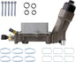 926-959 Aluminum Engine Oil Filter Housing Oil Cooler Kit with Gaskets & Sensors Compatible with 2011-2016 Chrysler Charger Challenger Journey Wrangler Ram Promaster 3.6L (grey)