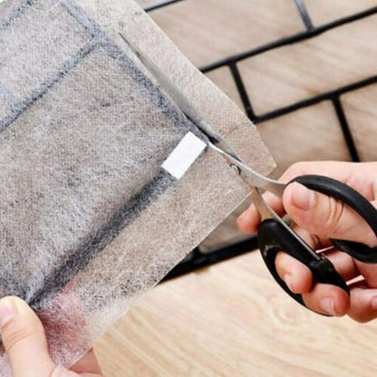 2pcs/Bag Air Vent Filters, Air Filter Material Replacement Air Condition Cleaning Mesh to Stops Most Particles and Dust(2pcs/Bag)