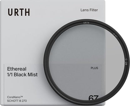 Urth 49mm Ethereal Black Mist ¹⁄₁ Diffusion Lens Filter (Plus+) - Cinematic Effect, 20-Layer Nano-Coated Light Dispersing Particles